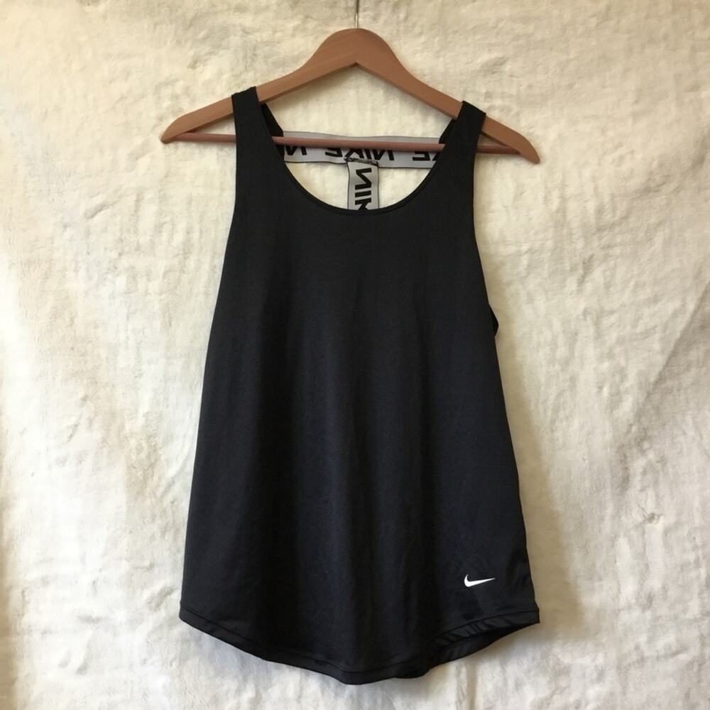 Nike Black Dri-Fit Racerback Tank Top